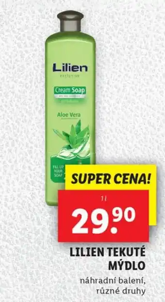 Lidl LILIEN TEKUTÉ MÝDLO nabídka