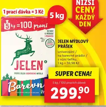 Lidl JELEN MÝDLOVÝ PRÁŠEK nabídka