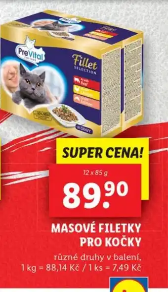 Lidl MASOVÉ FILETKY PRO KOČKY nabídka