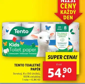 Lidl TENTO TOALETNÍ PAPÍR nabídka
