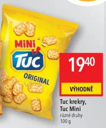 Globus Tuc krekry, Tuc Mini nabídka