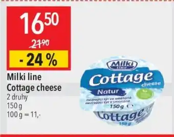 Globus Milki line Cottage cheese nabídka