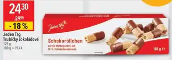 Globus Jeden Tag Trubičky čokoládové nabídka