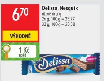 Globus Delissa, Nesquik nabídka