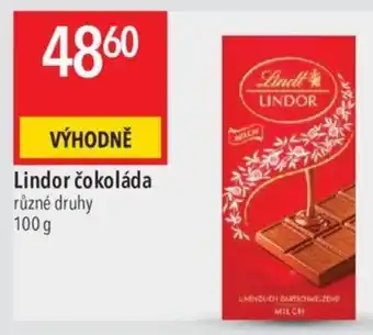 Globus Lindor čokoláda nabídka
