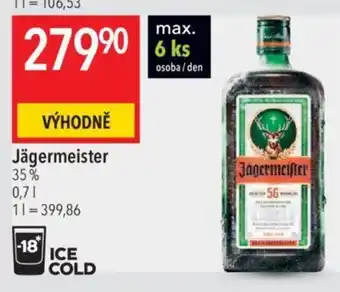 Globus Jägermeister nabídka