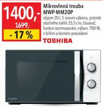 Globus Mikrovlnná trouba MWP-MM20P nabídka