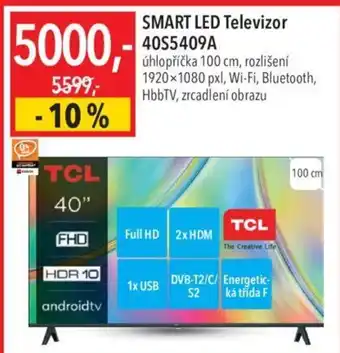 Globus SMART LED Televizor 40S5409A nabídka