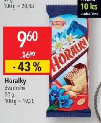 Globus Horalky nabídka