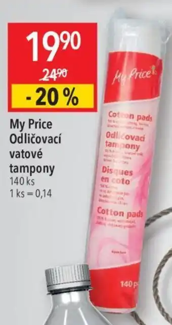 Globus My Price Odličovací vatové tampony nabídka