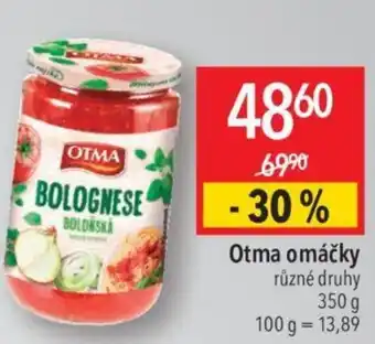 Globus Otma omáčky nabídka