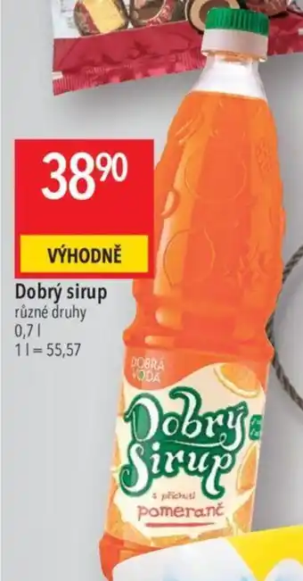 Globus Dobrý sirup nabídka