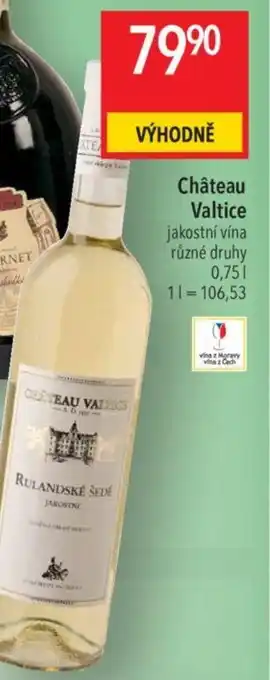 Globus Château Valtice nabídka