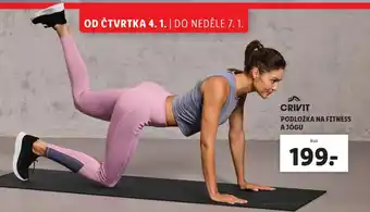 Lidl CRIVIT PODLOŽKA NA FITNESS A JÓGU nabídka