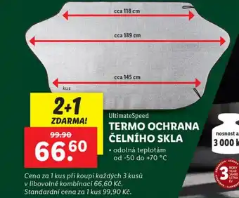 Lidl Ultimate Speed TERMO OCHRANA ČELNÍHO SKLA nabídka