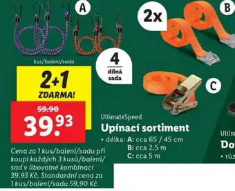 Lidl Ultimate Speed Upínací sortiment nabídka