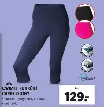 Lidl FUNKČNÍ CAPRI LEGÍNY nabídka