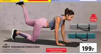 Lidl PODLOŽKA NA FITNESS A JÓGU nabídka