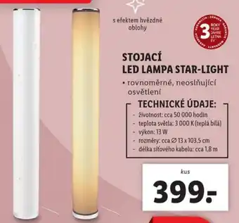 Lidl STOJACÍ LED LAMPA STAR-LIGHT nabídka