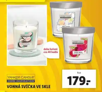 Lidl VONNÁ SVÍČKA VE SKLE nabídka