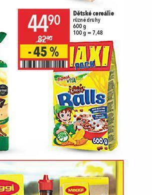 Globus Dětské cereálie nabídka