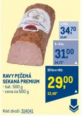 Makro RAVY PEČENÁ SEKANÁ PREMIUM nabídka