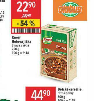 Globus Knorr hotová jíška nabídka