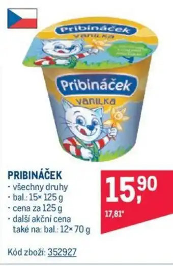 Makro PRIBINÁČEK nabídka