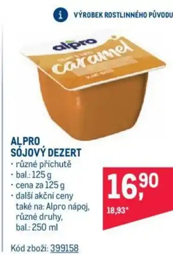 Makro ALPRO SÓJOVÝ DEZERT nabídka