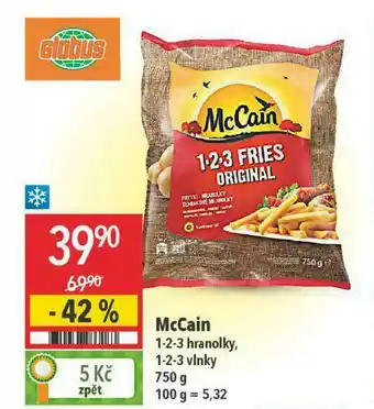 Globus Mccain hranolky, vlnky nabídka