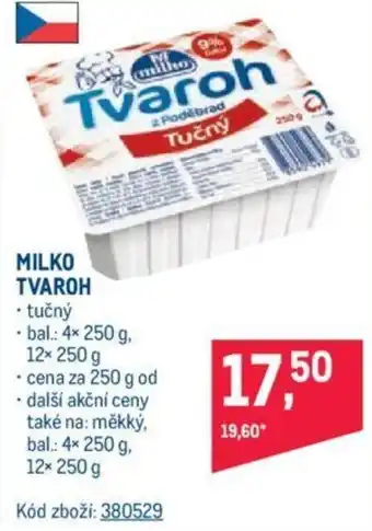 Makro MILKO TVAROH nabídka