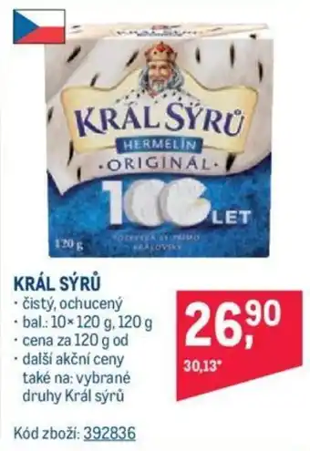 Makro KRÁL SÝRŮ nabídka