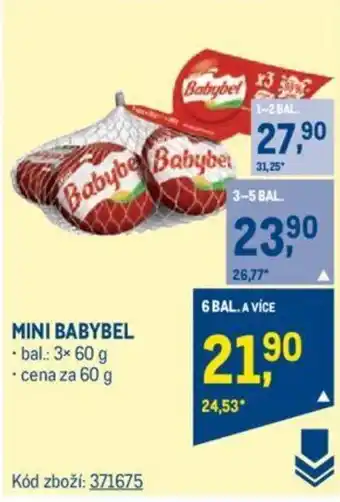 Makro MINI BABYBEL nabídka