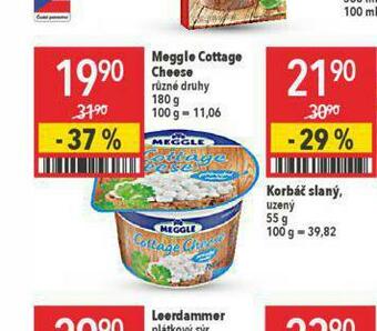 Globus Meggle cottage cheese nabídka
