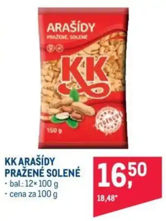 Makro KK ARAŠÍDY PRAŽENÉ SOLENÉ nabídka