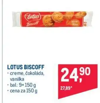 Makro LOTUS BISCOFF nabídka