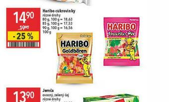 Globus Haribo cukrovinky nabídka
