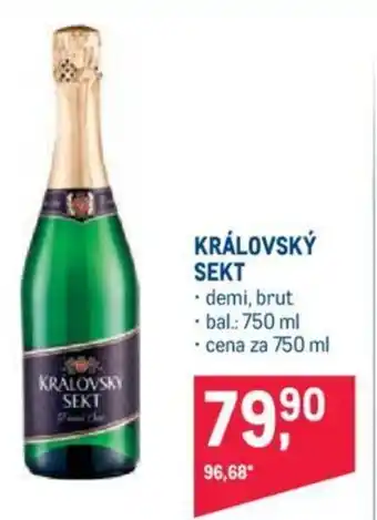 Makro KRÁLOVSKY SEKT nabídka