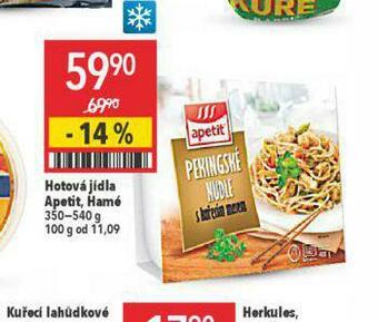 Globus Hotová jídla apetit, hamé nabídka