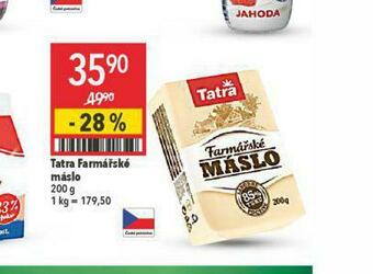 Globus Tatra farmářské máslo nabídka