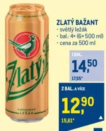 ZLATÝ BAŽANT