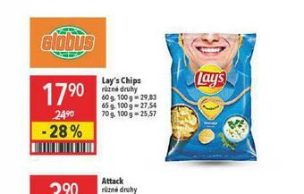 Globus Lay´s chips nabídka