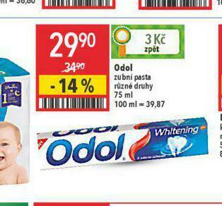 Globus Odol zubní pasta nabídka
