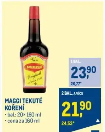 Makro MAGGI TEKUTÉ KOŘENÍ nabídka