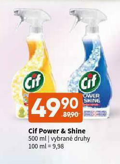 Terno Cif power &amp; shine nabídka