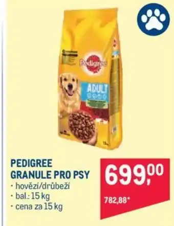 Makro PEDIGREE GRANULE PRO PSY nabídka