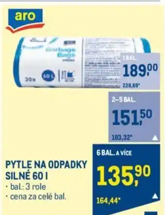 Makro PYTLE NA ODPADKY SILNÉ 60 I nabídka