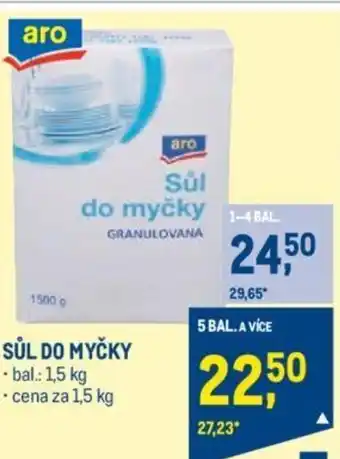 Makro SŮL DO MYČKY nabídka