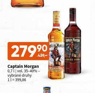 Terno Captain morgan nabídka