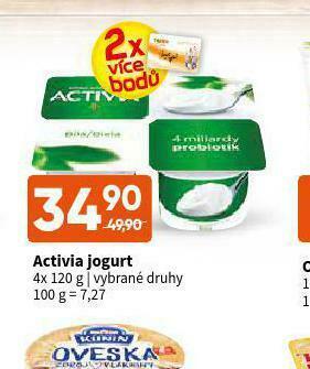 Terno Activia jogurt nabídka